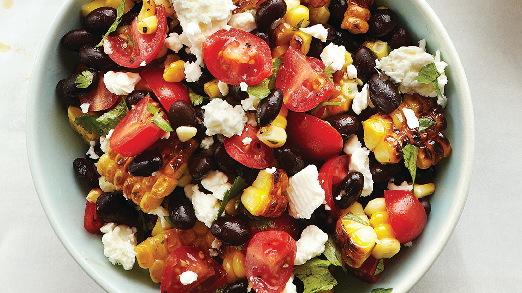 Grilled Corn and Black Bean Salad CE farmer's market