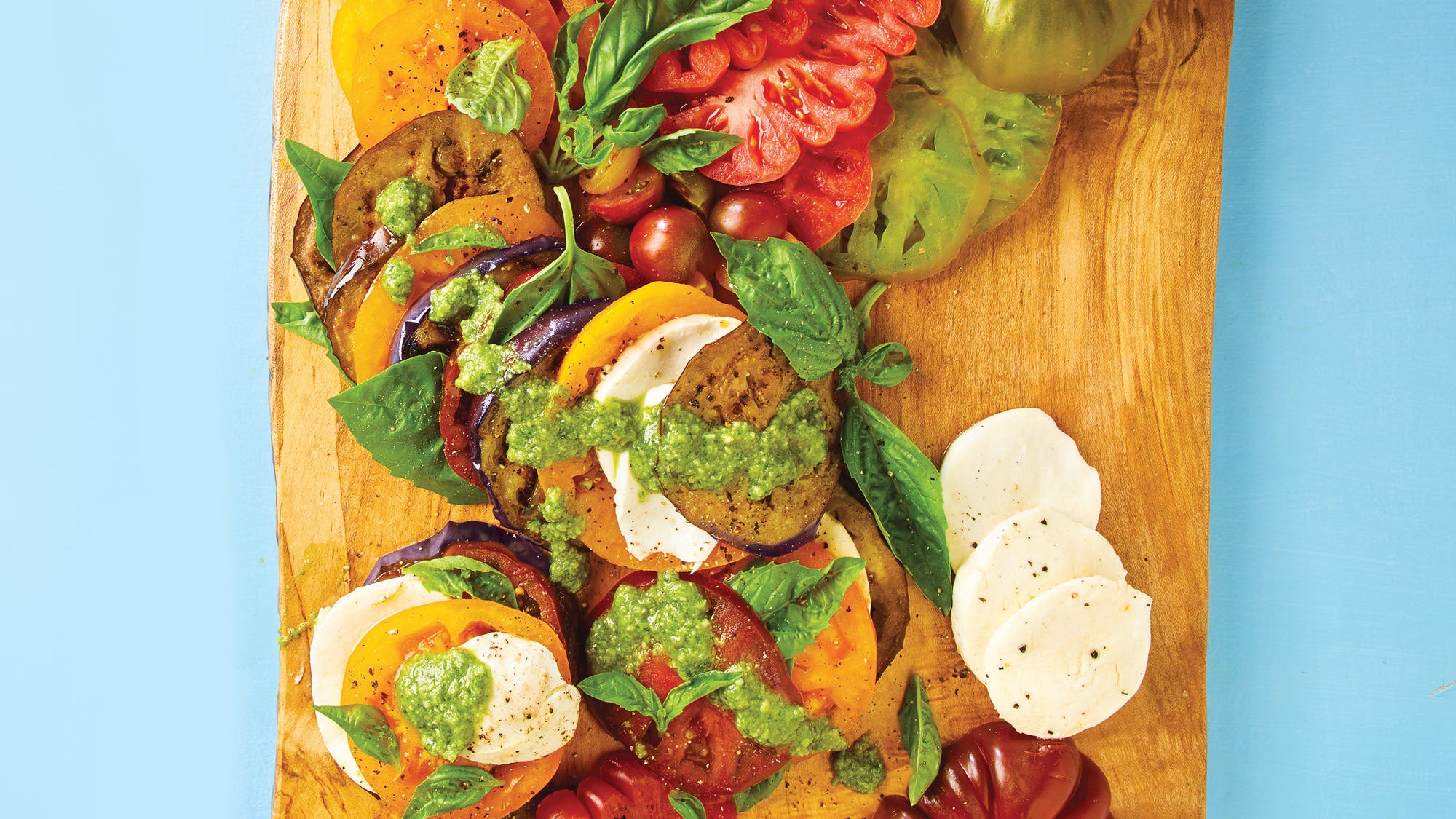 Grilled Eggplant Caprese recipe