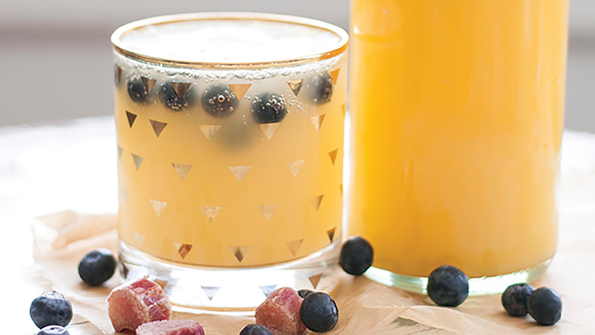 Orange Rhubarb Sangria