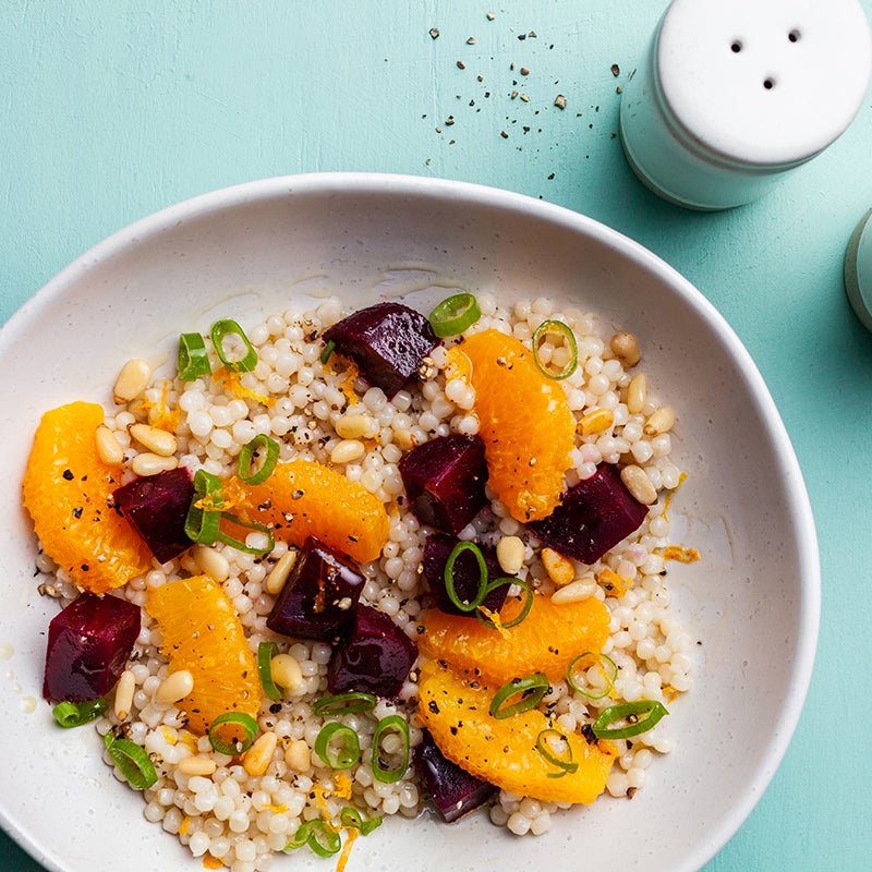 couscous salad with orange dressing Citrusy Moroccan Couscous Salad