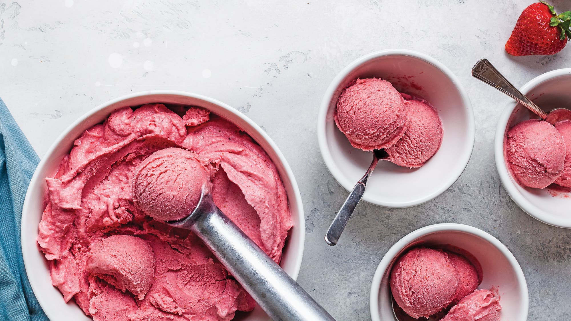 Strawberry Coconut Ice Cream recipe