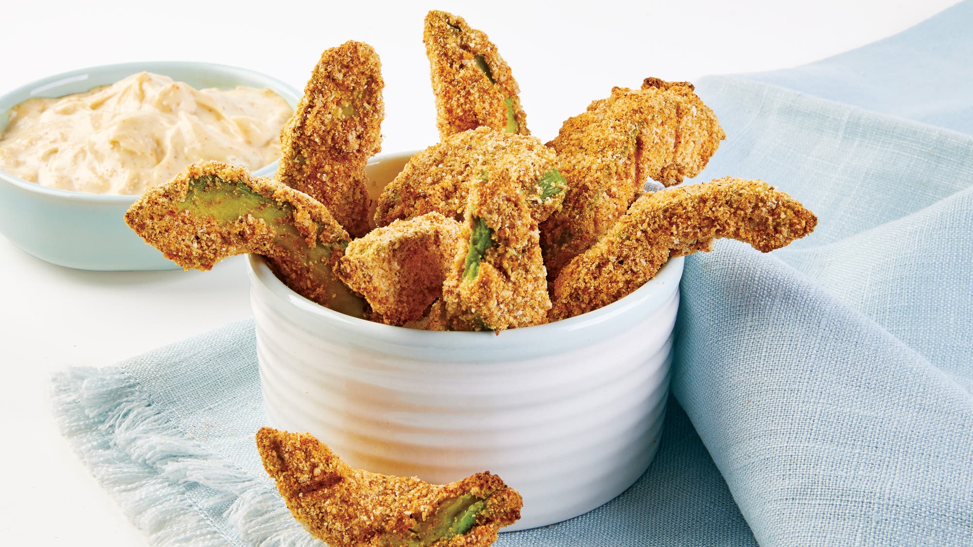 Avocado Fries with Creamy Chipotle Dipping Sauce recipe