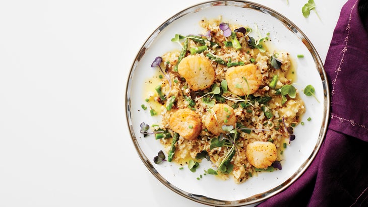 Cauliflower-Risotto-with-Seared-Scallops-76-web Cauliflower Risotto with Seared Scallops recipe