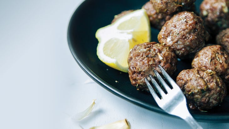 Garlic Lamb Meatballs Garlic Lamb Meatballs Recipe