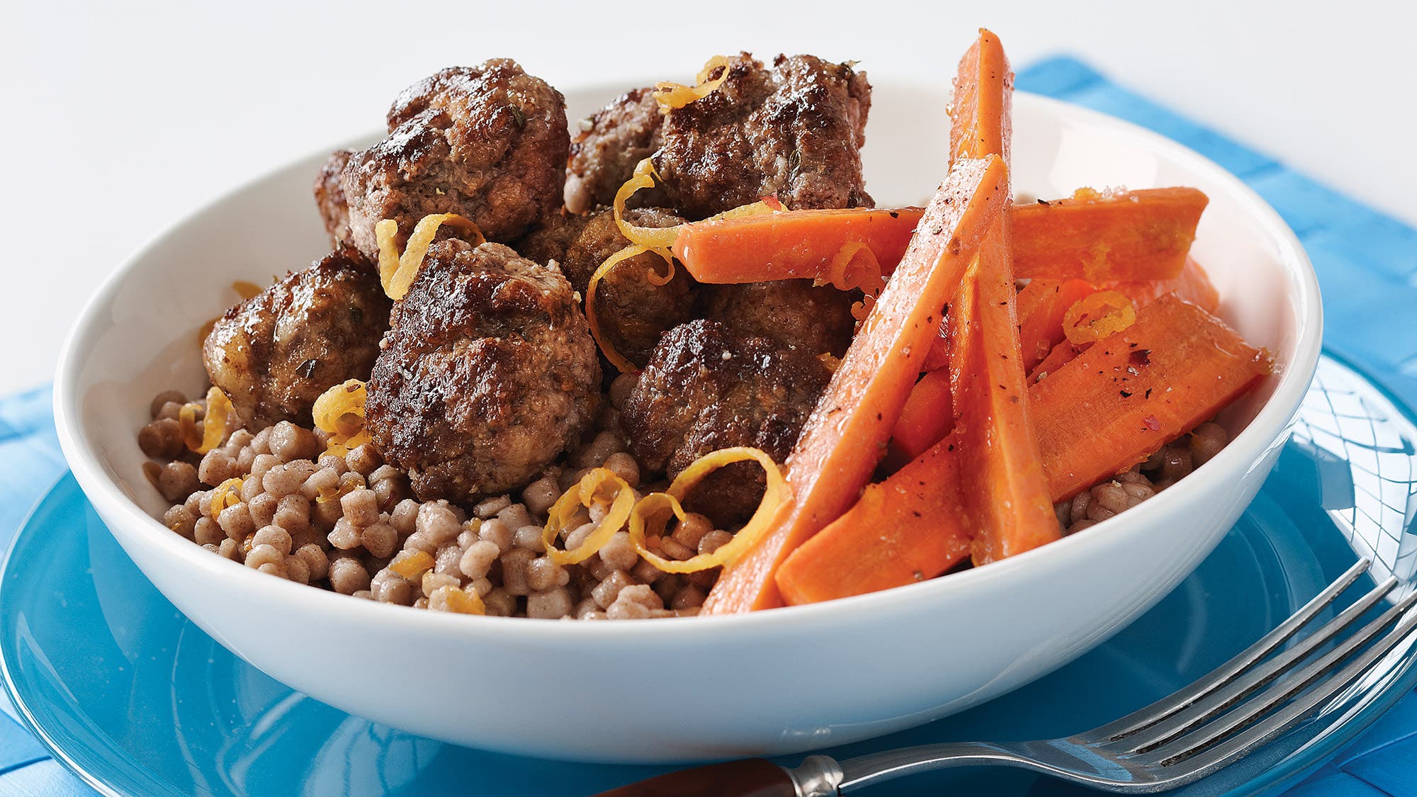 Moroccan meatballs with carrots recipe