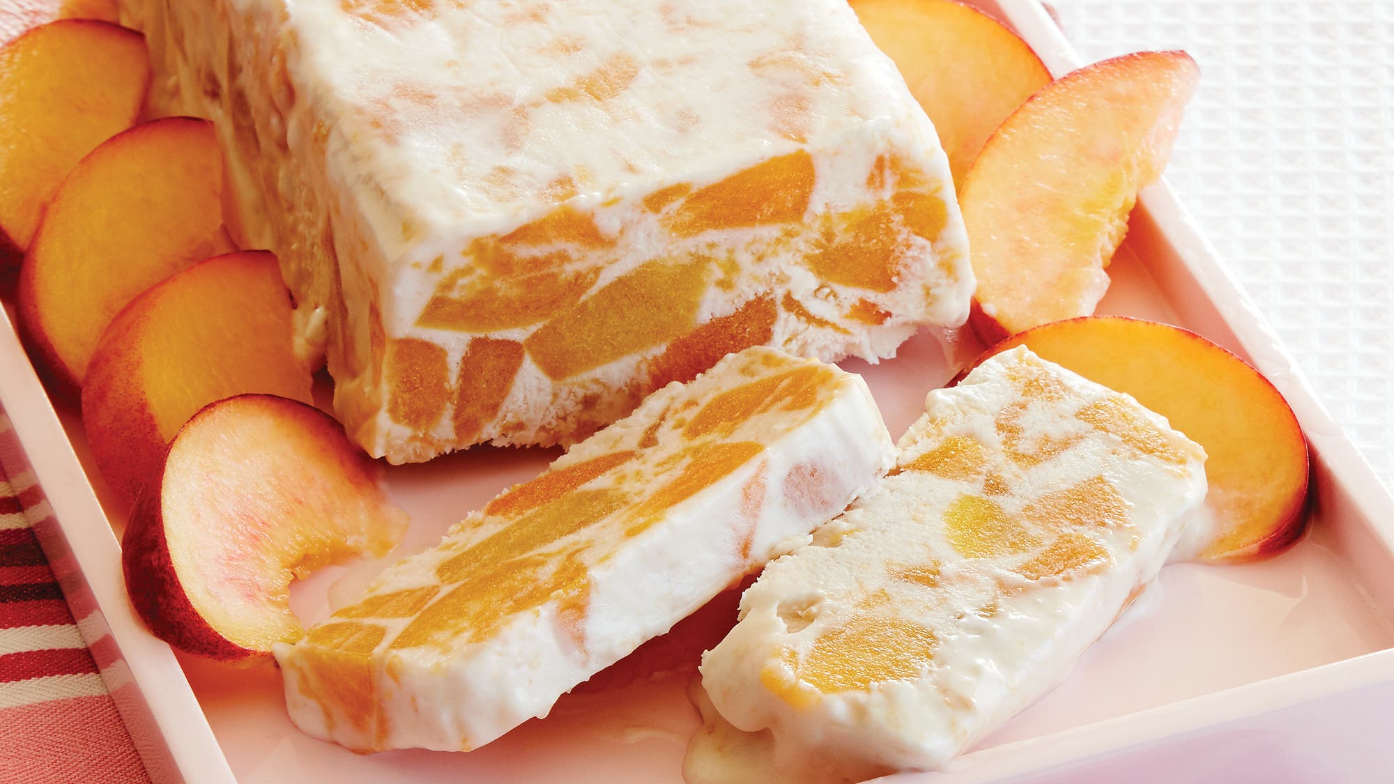 Peaches and Coconut Cream Ice Cream 62web None