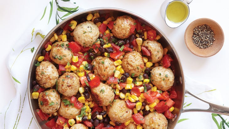Southwest Meatball Skillet Southwest Meatball Skillet