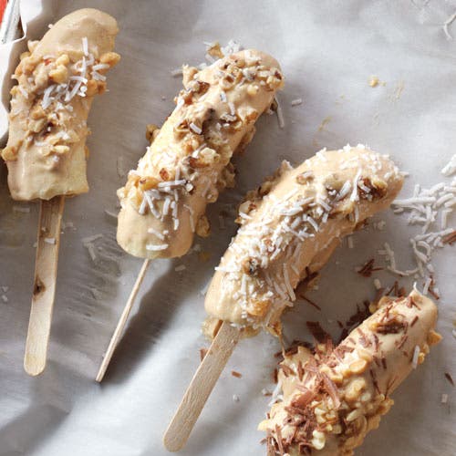 Frozen Banana Pops recipe for Halloween