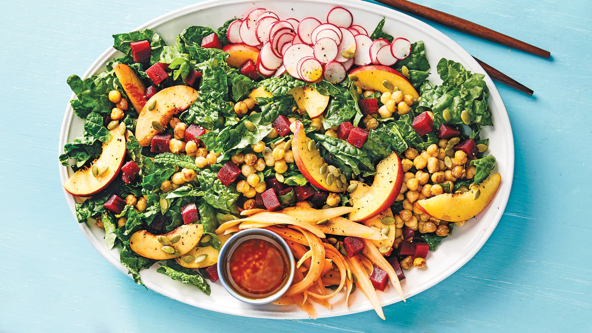 Late-Summer Kale Salad recipe