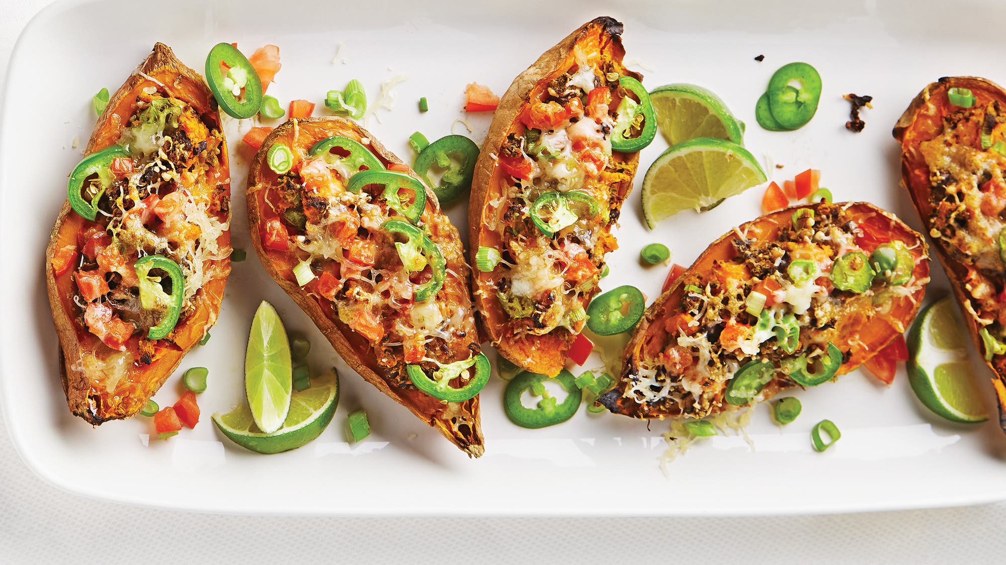 Nacho-Style Twice-Baked Sweet Potatoes recipes