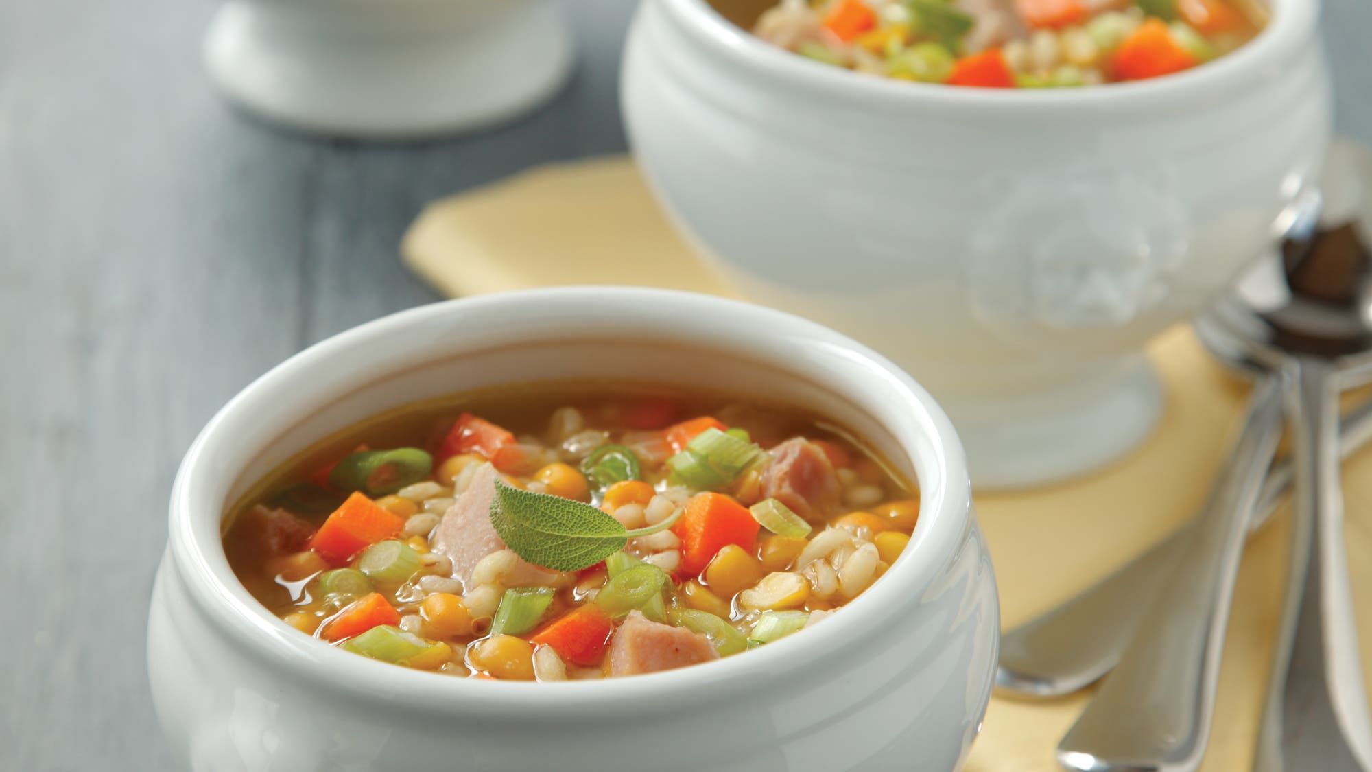 Split Pea Soup with Ham & Barley Split Pea Soup with Ham & Barley