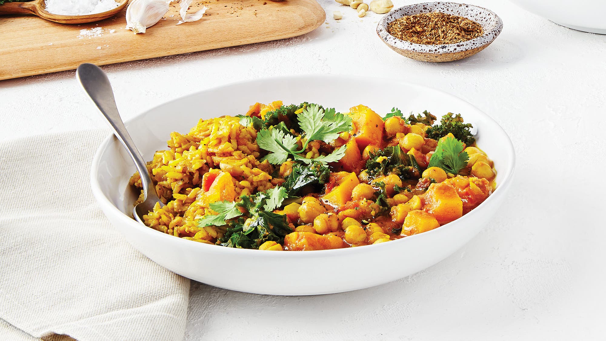 Chickpea-&-Kale-Curry-with-Brown-Basmati-Rice_89-web Chickpea & Kale Curry with Brown Basmati Rice recipe