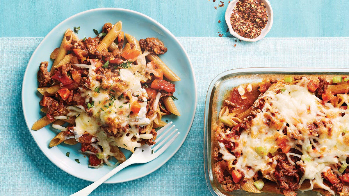 MakeAhead Penne Bolognese Casserole Recipe