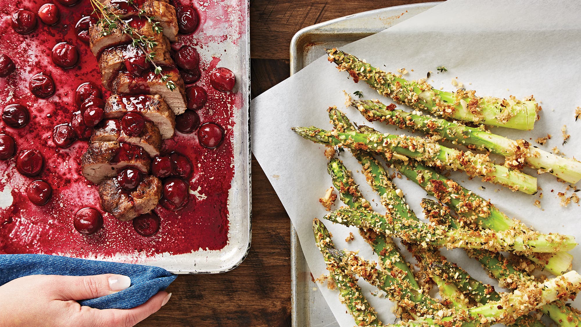 Fruit Pork Tenderloin Asparagus Recipe