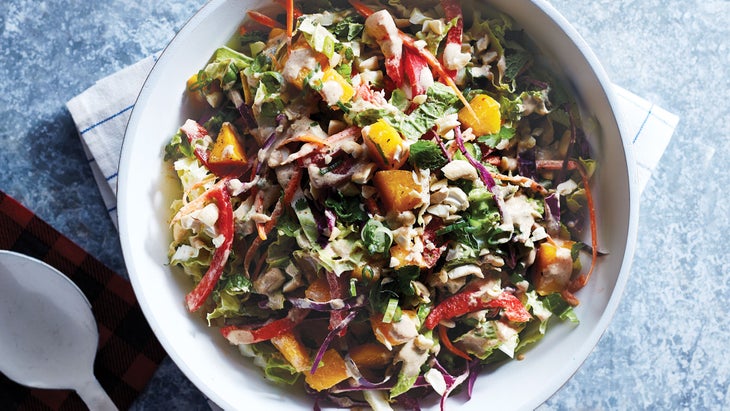 Rainbow-Mango-Slaw-with-Almond-Butter-Dressing-and-Fresh-Herbs_90-web NEEDS CREDIT None