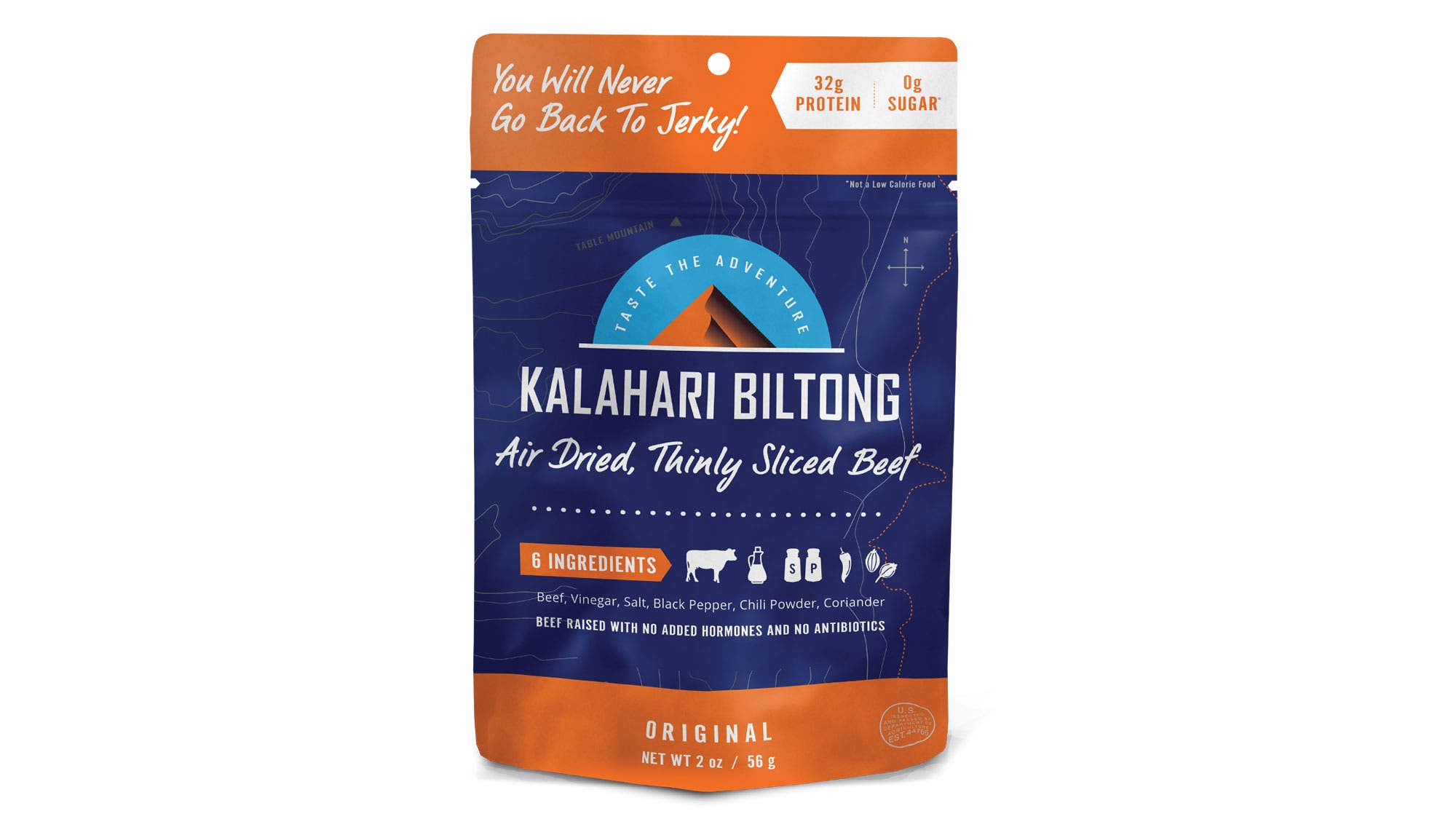 Kalahari Biltong Air Dried Thinly Sliced Beef