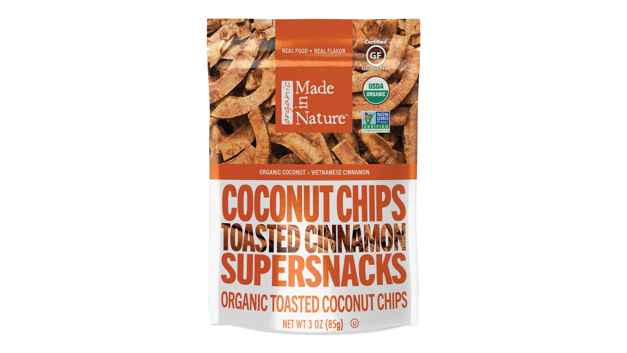 Made In Nature Toasted Cinnamon Coconut Chips