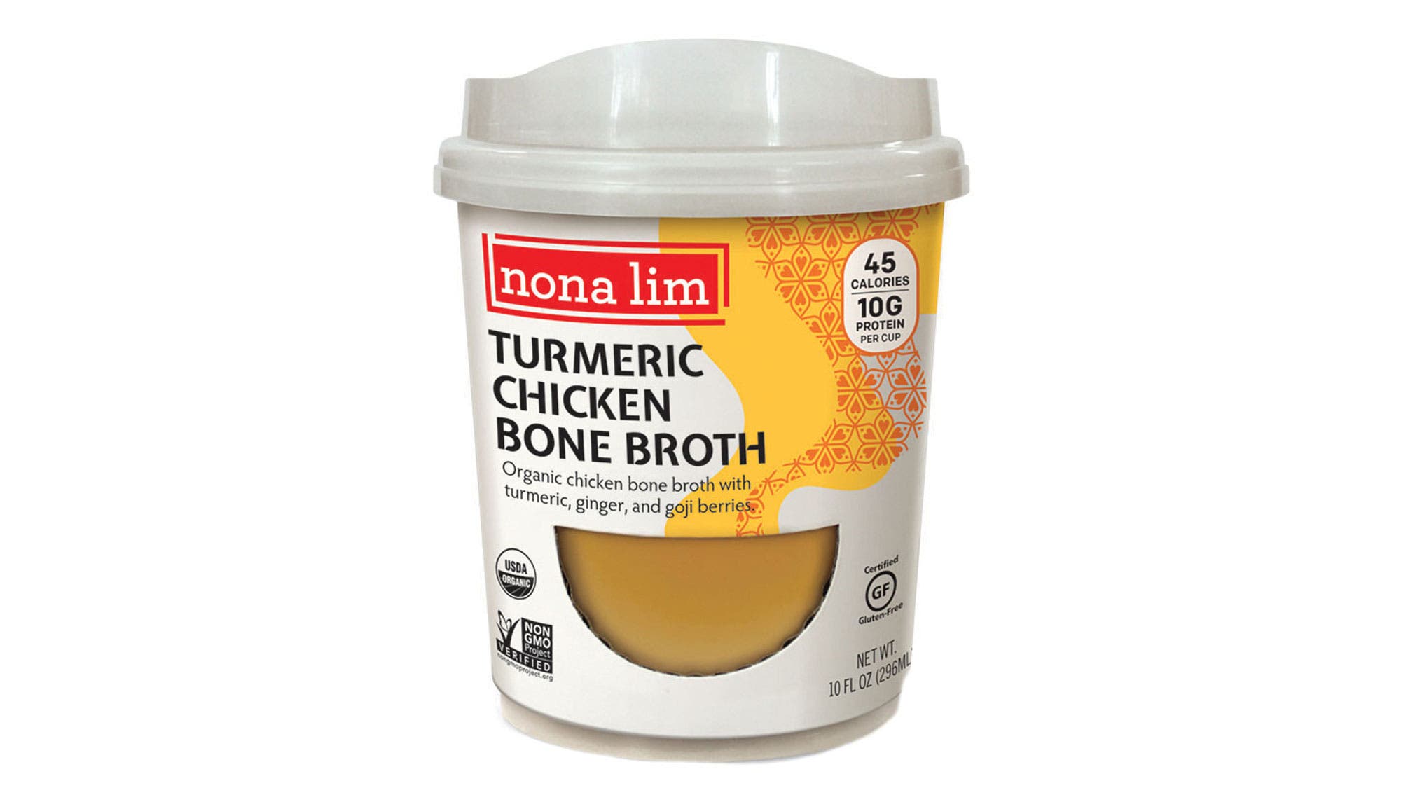 Nona Lim Turmeric Chicken Bone Broth Heat and Sip Cup