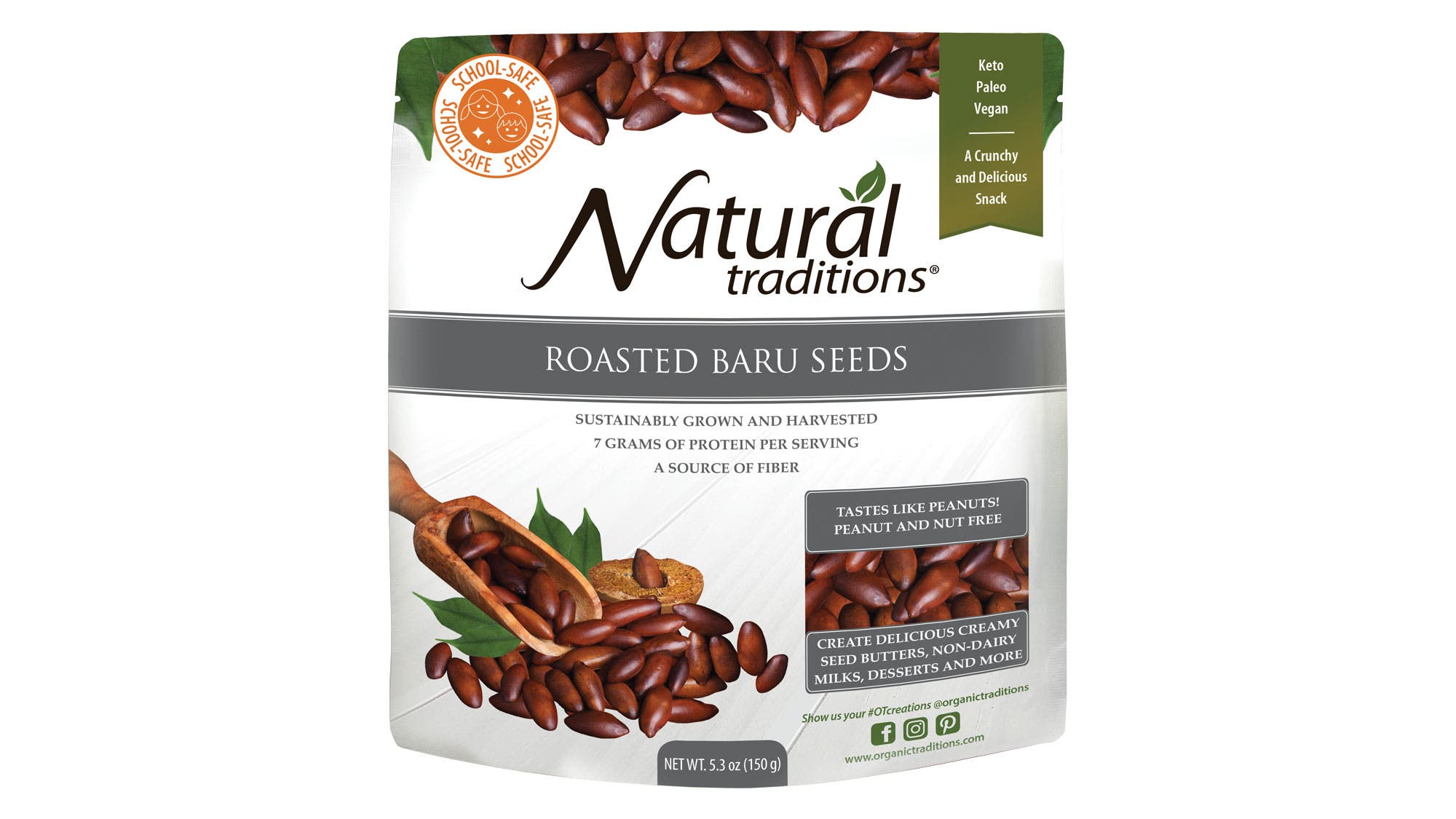 Natural Traditions Roasted Baru Seeds