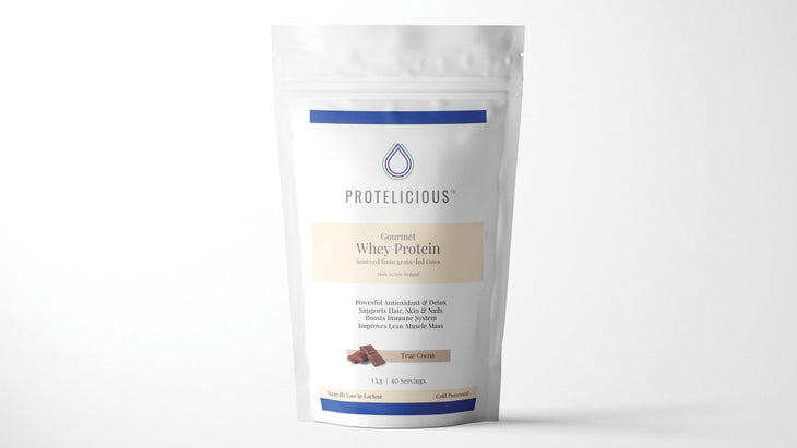 CCA-Protelicious-True-Chocolate-Whey-Protein_91 Protelicious Gourmet Whey Protein in True Chocolate featuring Valrhona cocoa powder