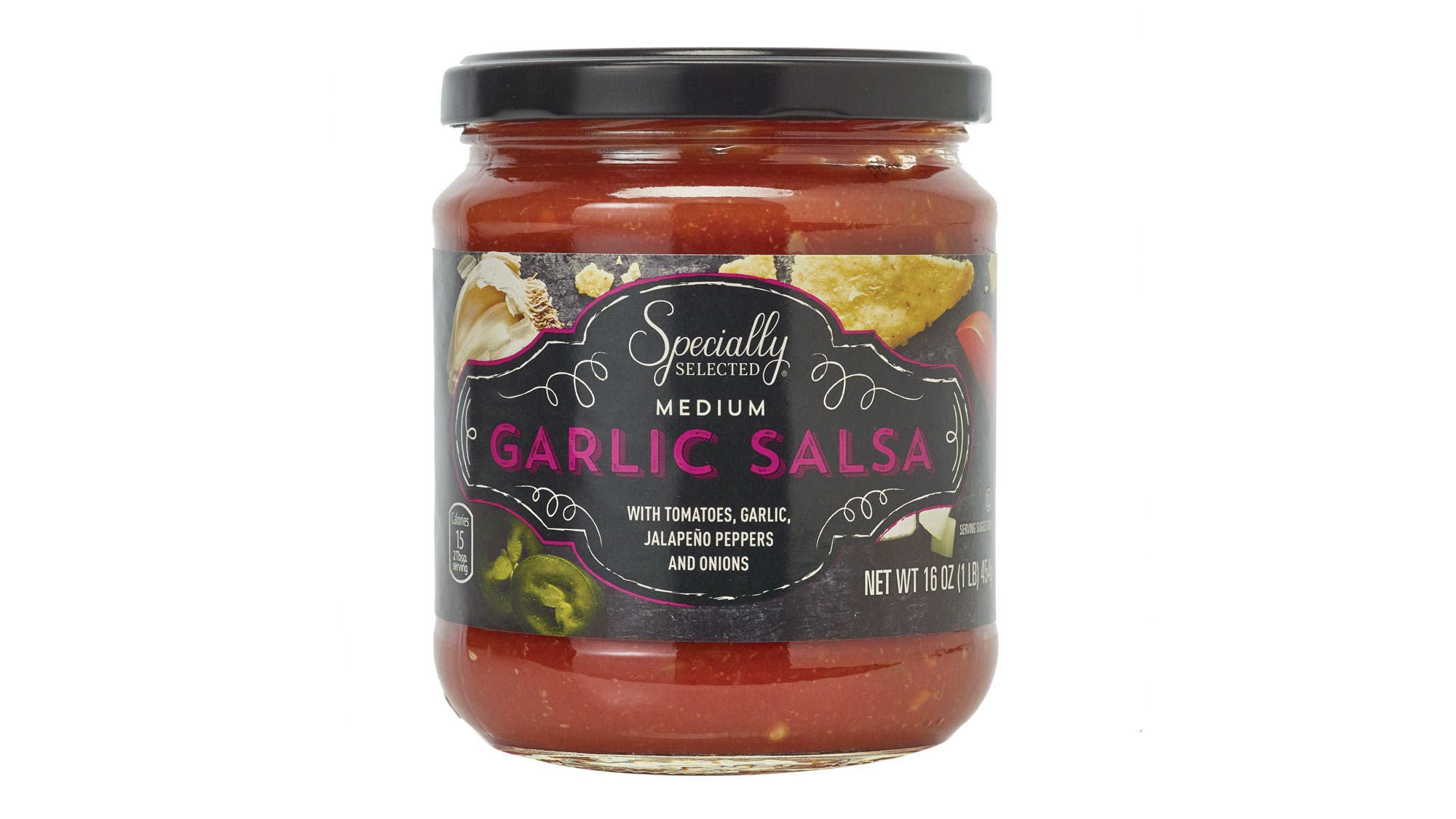 Specially Selected Salsa in Medium Garlic