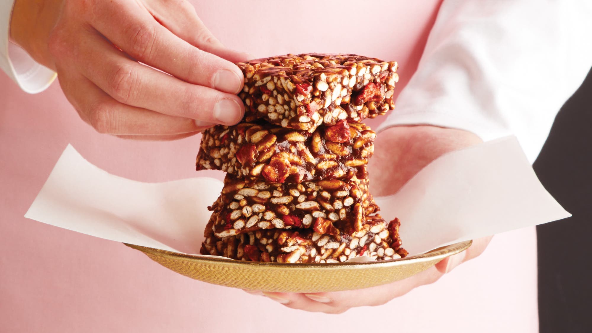 Almond Butter Brown Rice Crispy Treats recipe