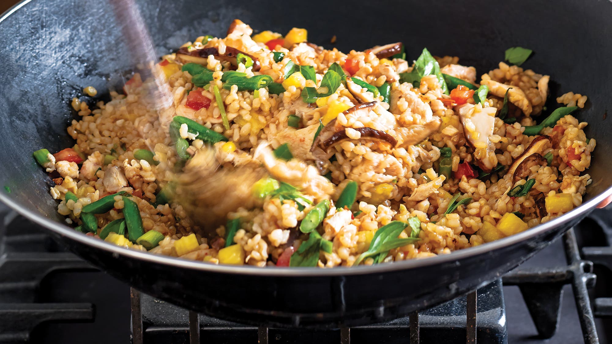 Chicken fried rice with pineapple recipe