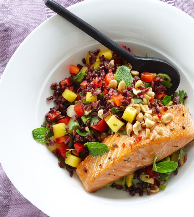 Thai Black Rice Salad Thai Black Rice Salad recipe