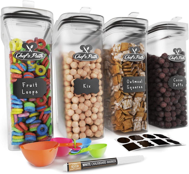 DWELLZA KITCHEN Food Storage Canisters with Airtight Lids – All About Tidy