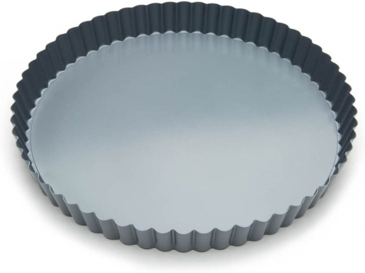 Webake Tart Pan Silicone Pie/Flan Pan 9.5 Inch Quiche Baking Dish Non