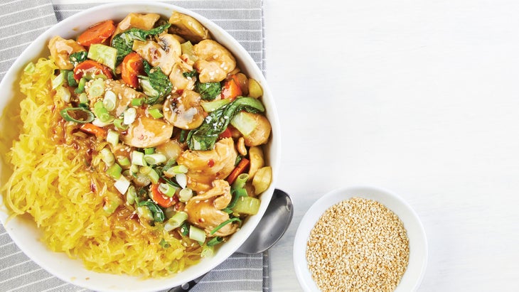Ginger-Chicken-Stir-Fry-with-Spaghetti-Squash_84-web Ginger Chicken Stir-Fry with Spaghetti Squash recipe
