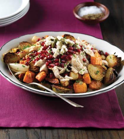 Harvest Chicken Salad with Pomegranate Seeds & Feta image None