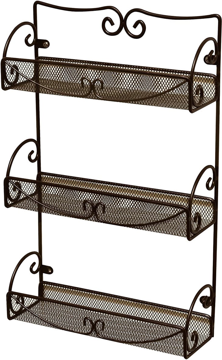 Kamenstein 18-Jar Criss-Cross Bamboo Countertop Spice Rack Organizer -  5085178