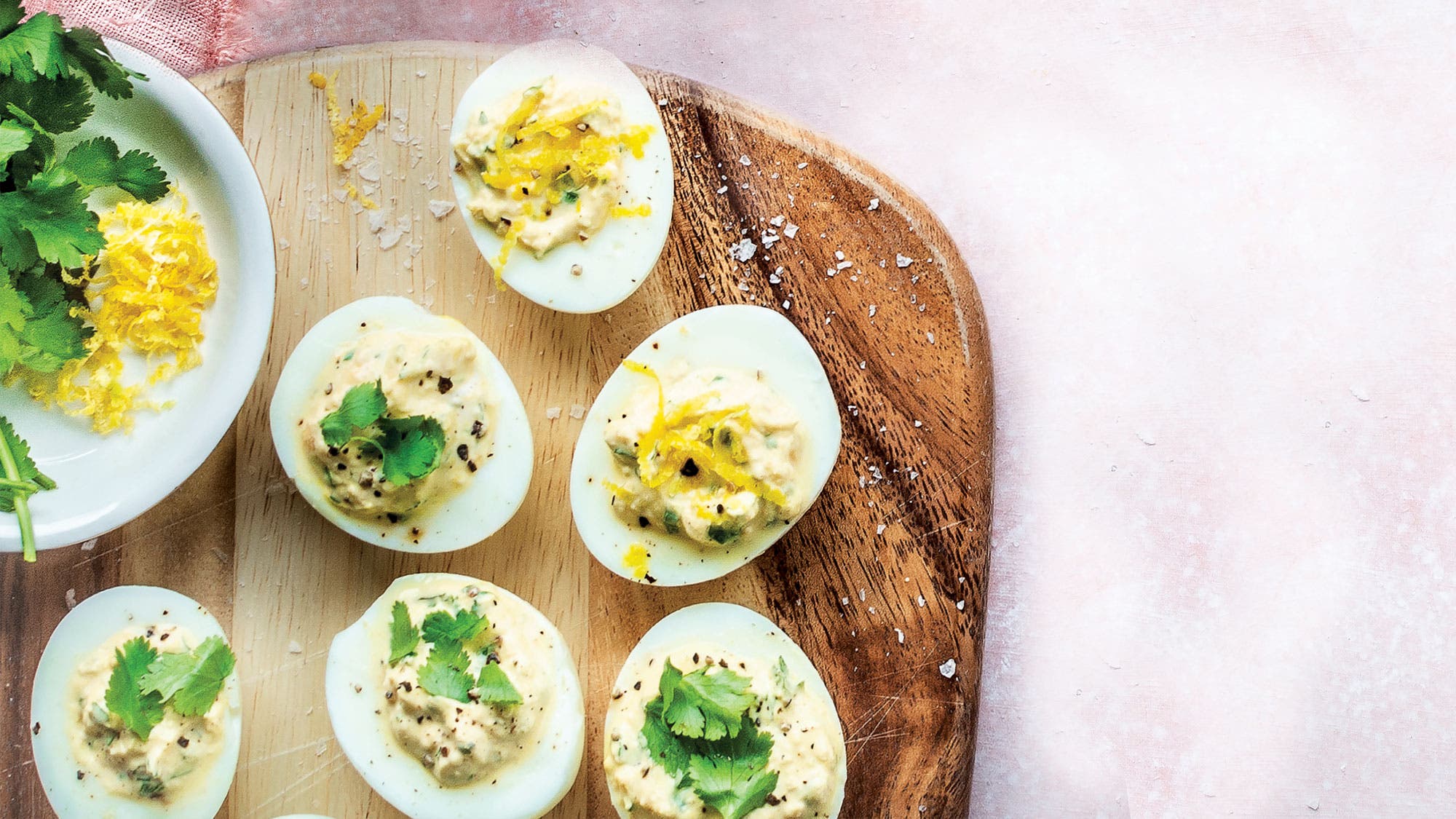 Turmeric Deviled Eggs recipe