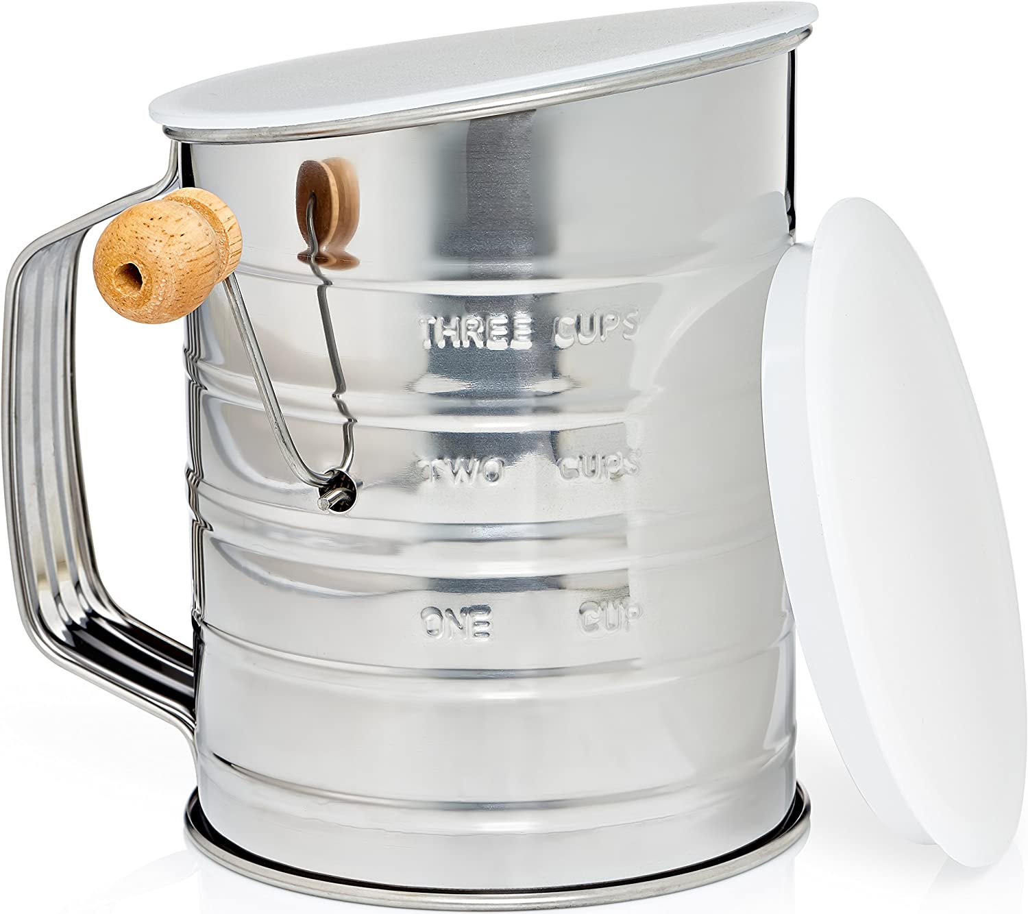 Norpro 5 Cup Stainless Steel Flour Sifter