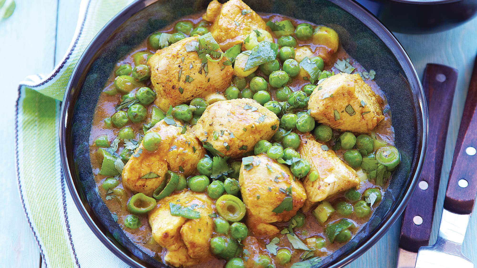 CurryChickenWithPeas Dinner 30 Chicken