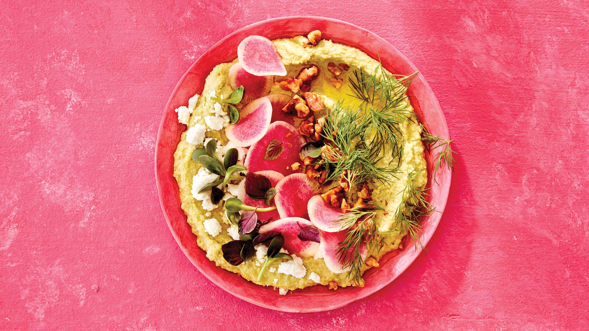 Pea Hummus Bowl recipe