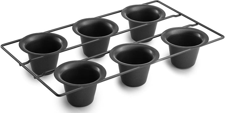  12-Cup Silicone Professional Non-Stick Popover Pans