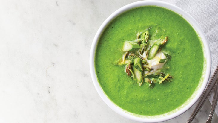 Spinach-Pea-Soup-with-Shaved-Asparagus-75-web Spinach Pea Soup with Shaved Asparagus recipe