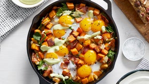 Sweet Potato and Bacon Hash