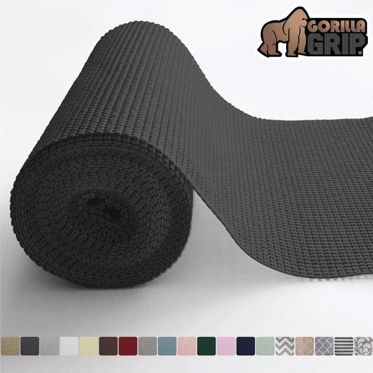 Gorilla Grip Ribbed Top Drawer and Shelf Liner, Non Adhesive