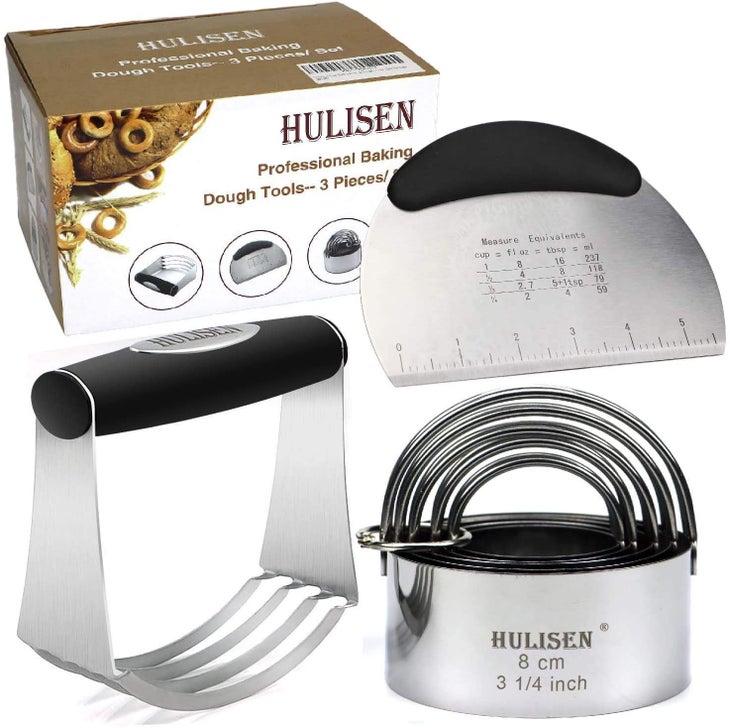 Pastry Cutter Set Durable Professional Baking Tools with Handle Scraper  Pastry Scraper Biscuit Cutter for Pieces 