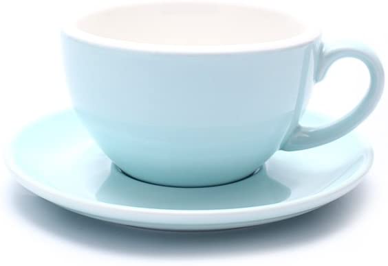 Sweese 404.003 Porcelain Stackable Espresso Cups with Saucers