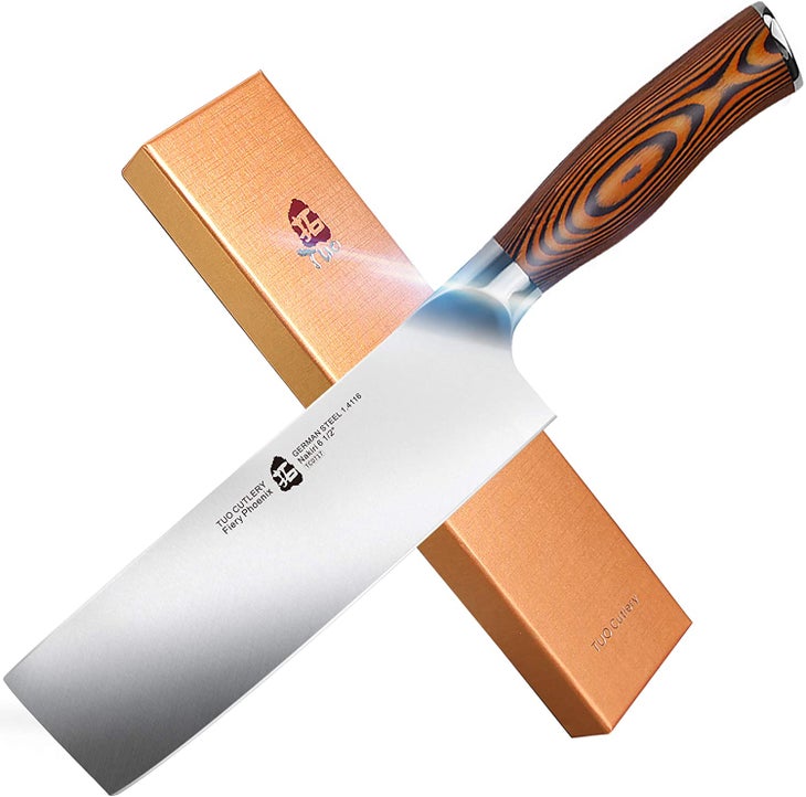 Happy Sales HSSR200, Japanese Nakiri Chef Knife