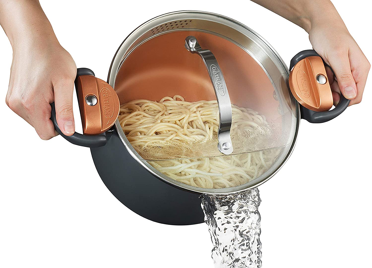 Stainless Steel Steamer Pot Cooker Pot Steamer Basket Pasta Vented Glass Lid