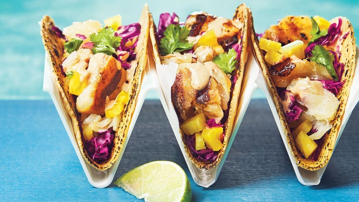 Grilled Haddock Tacos with Chipotle Mayo recipe