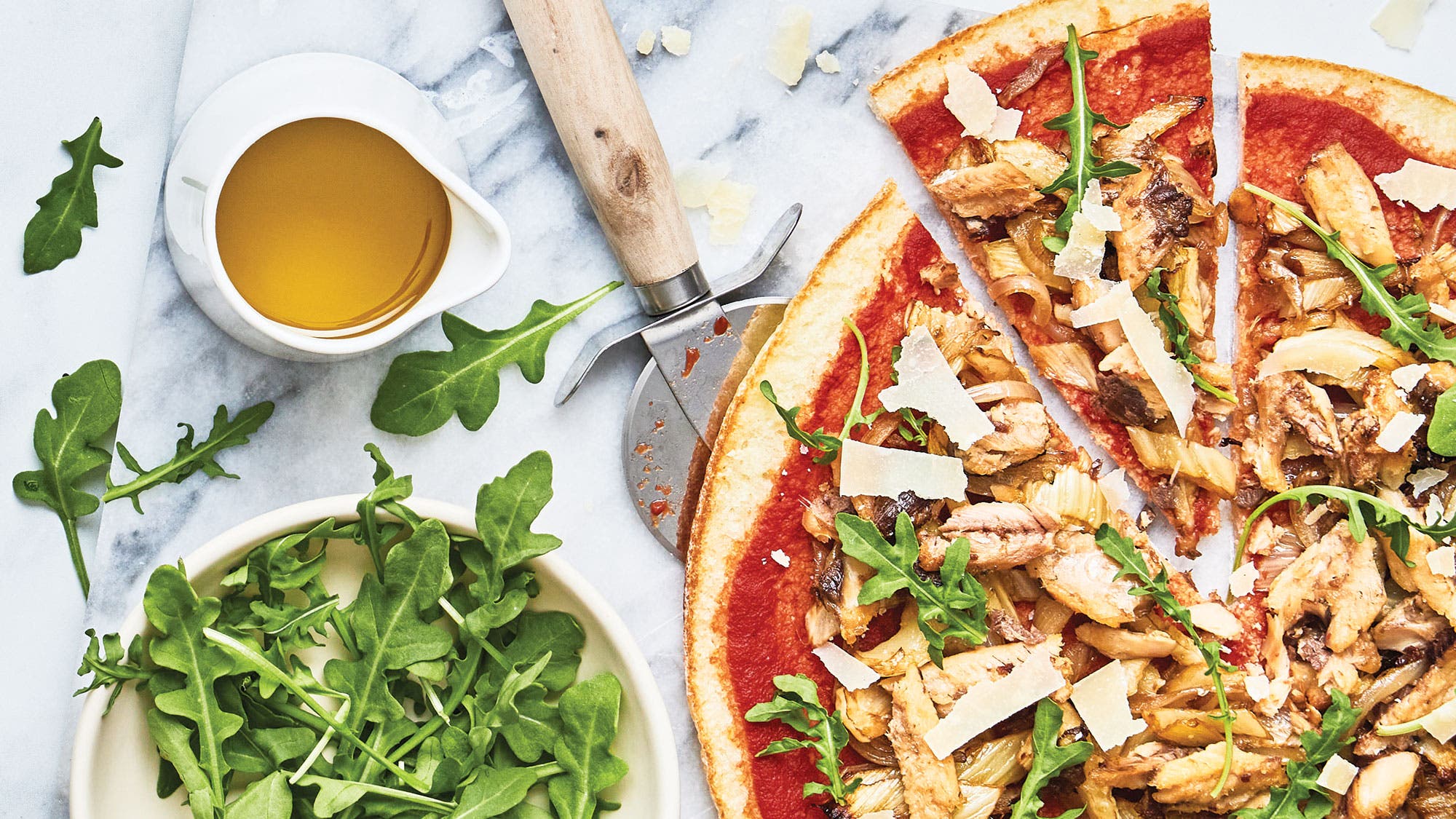 Pizza with Sardines & Fennel recipe