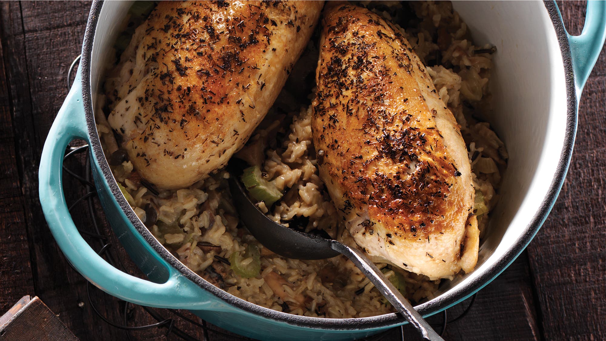 Chicken and Wild Mushroom Casserole