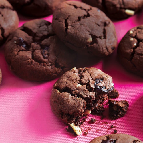 DarkChocolateCherryDrops_Article Dark Chocolate Cherry Drops recipe