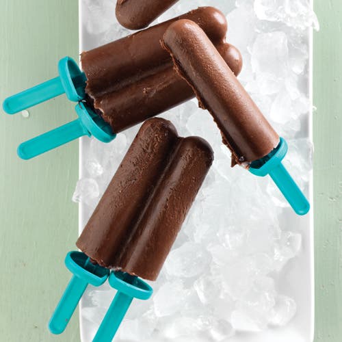 Double-Chocolate  Fudge Pops recipe